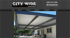 Desktop Screenshot of citywidepatios.com
