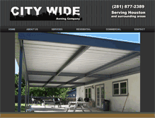 Tablet Screenshot of citywidepatios.com